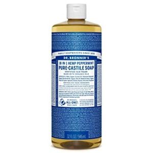 Dr.Bronner Pure Castile Soap Hemp Peppermint 25 oz